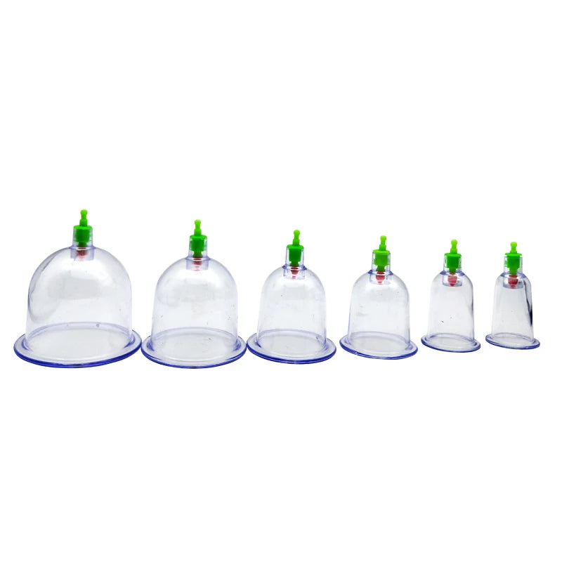 6Pcs Vacuum Cupping Set with Suction Cups for Body Massage - Smarsty