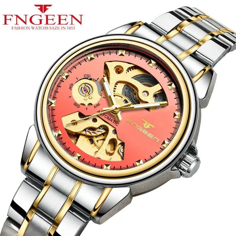 Luxury Automatic Waterproof Ladies Watch with Luminous Feature - Smarsty