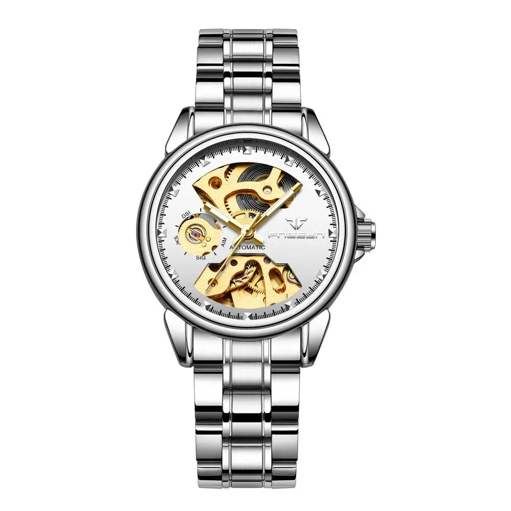 Luxury Automatic Waterproof Ladies Watch with Luminous Feature - Smarsty