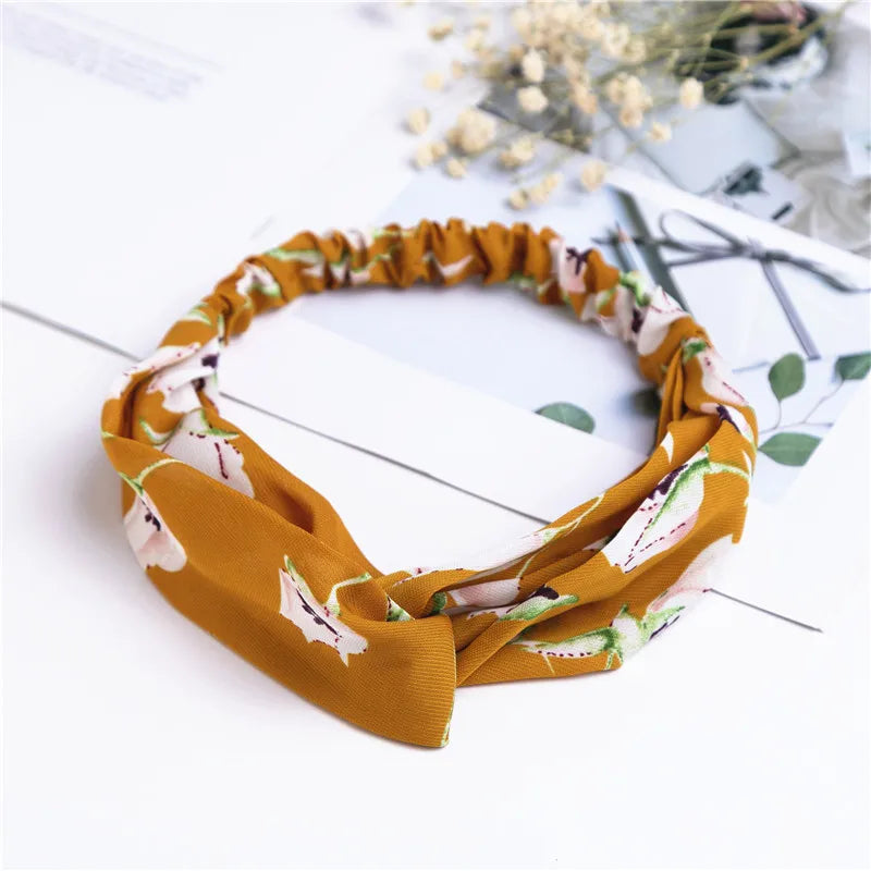 Bohemian Print Headbands For Women Comfortable Stretch - Smarsty