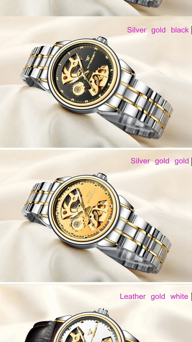 Luxury Automatic Waterproof Ladies Watch with Luminous Feature - Smarsty