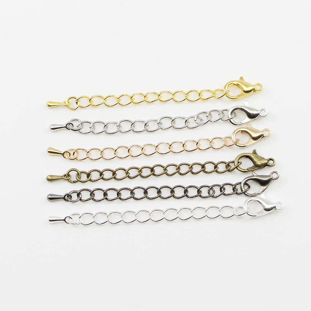 10pcs Extension Chains With Lobster Clasps Adjustable - Smarsty