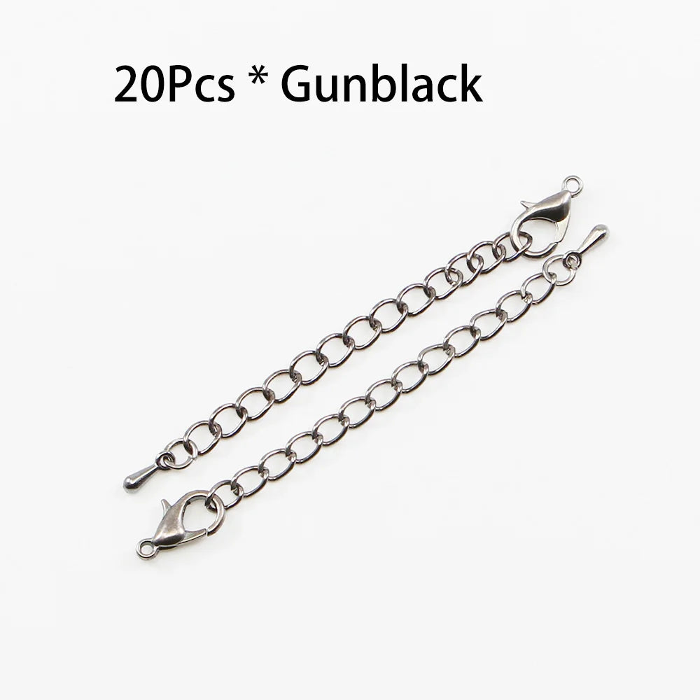 10pcs Extension Chains With Lobster Clasps Adjustable - Smarsty