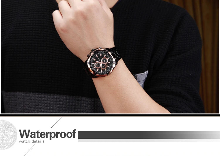 Curren 8023 Waterproof Quartz Watch for Men - Smarsty