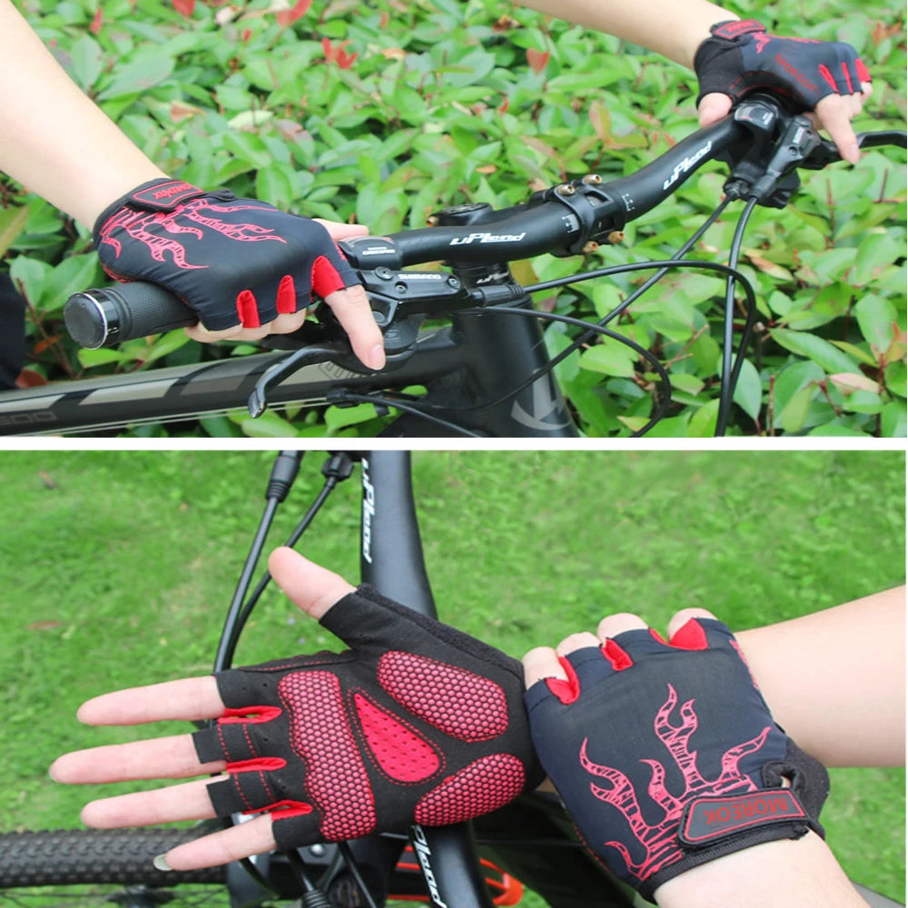 Breathable MTB Cycling Gloves with Shock Absorbing Gel Pads - Smarsty