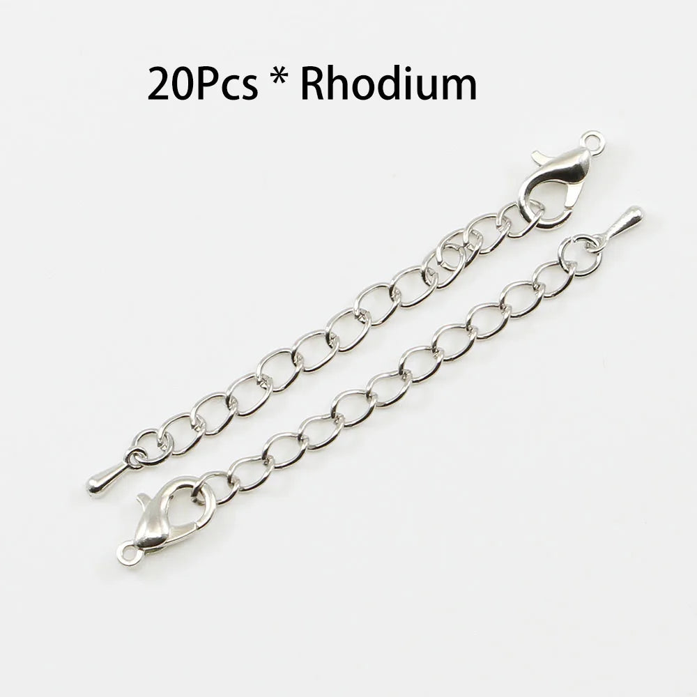 10pcs Extension Chains With Lobster Clasps Adjustable - Smarsty