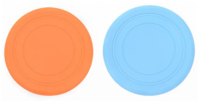 Funny Silicone Flying Saucer Dog Toy for Interactive Play - Smarsty