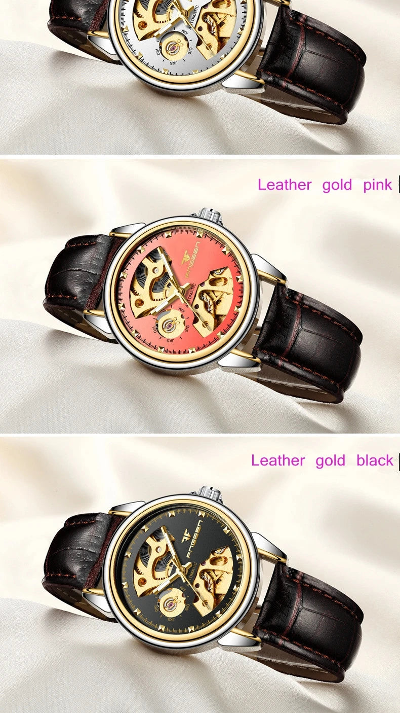 Luxury Automatic Waterproof Ladies Watch with Luminous Feature - Smarsty