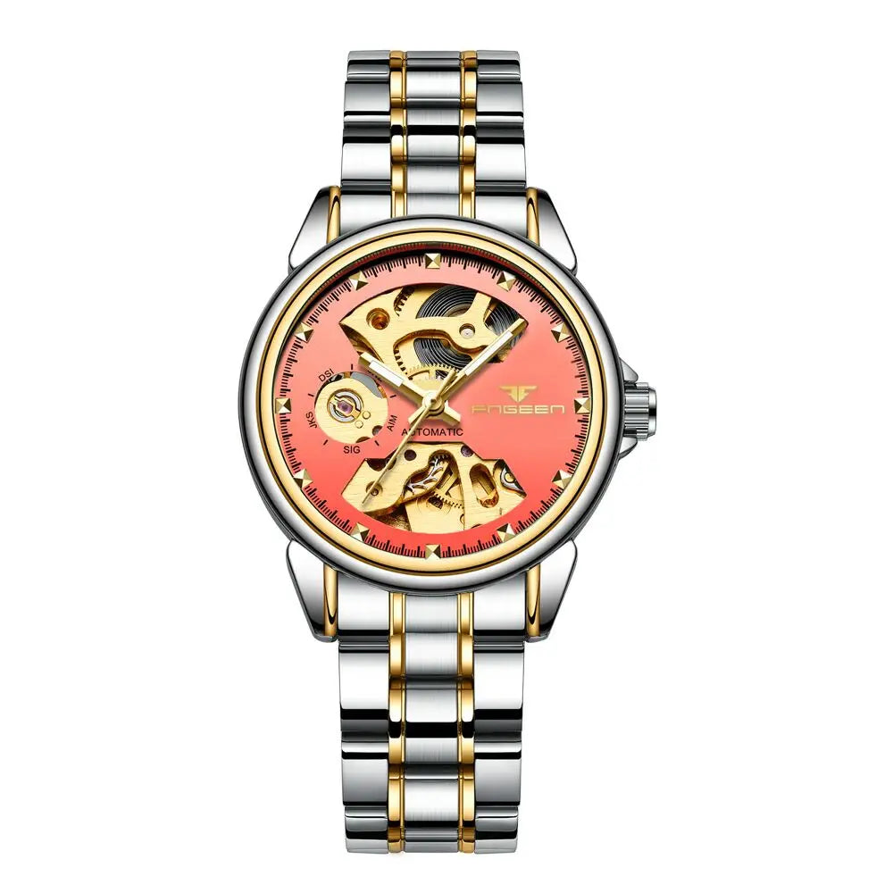 Luxury Automatic Waterproof Ladies Watch with Luminous Feature - Smarsty
