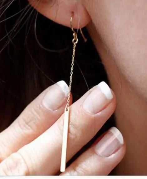 Pearl Drop Earrings With Crystal Accent For Weddings - Smarsty