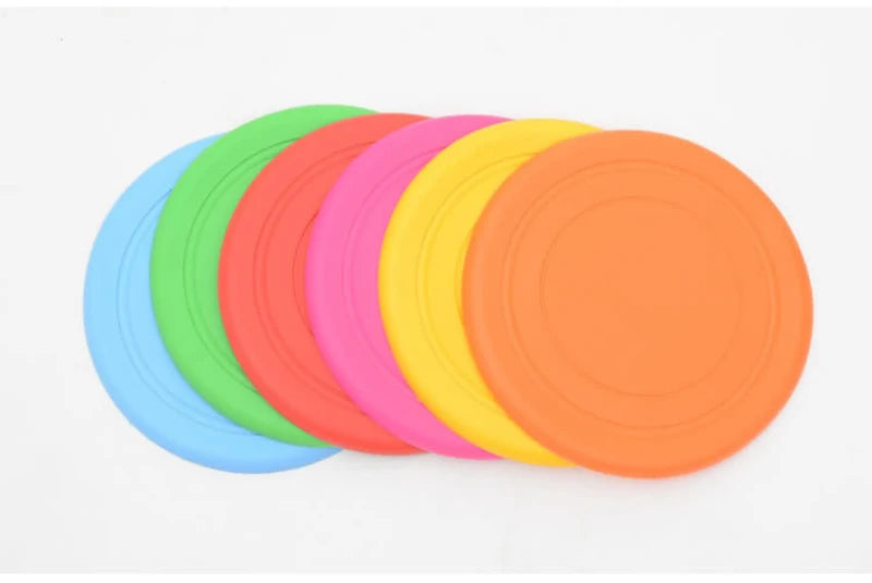 Funny Silicone Flying Saucer Dog Toy for Interactive Play - Smarsty