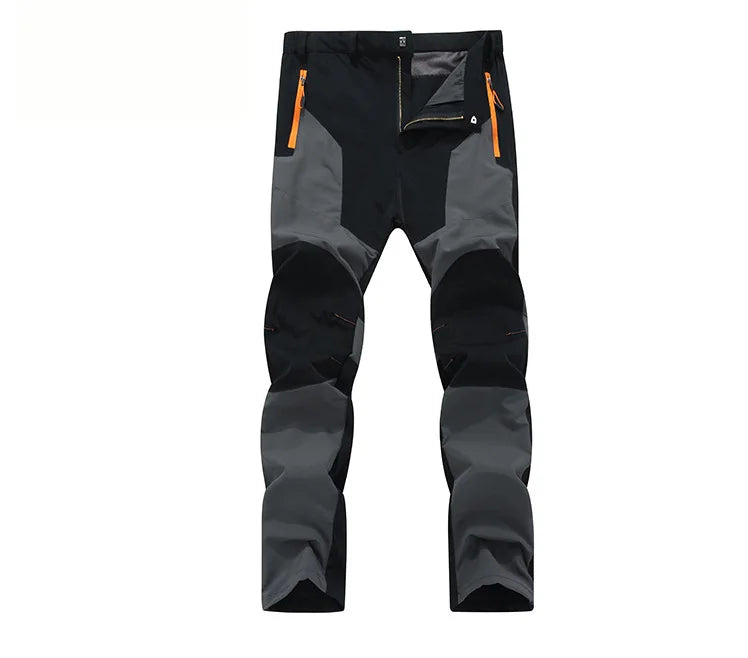TRVLWEGO Men Summer Sports breathable Pants Hiking Trousers Camping Splash Prevention Quick Dry UV Resistant Elastic Thin - Smarsty