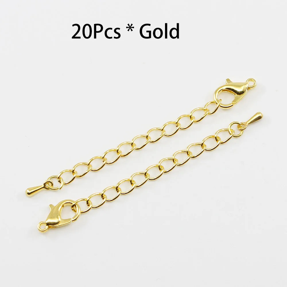 10pcs Extension Chains With Lobster Clasps Adjustable - Smarsty