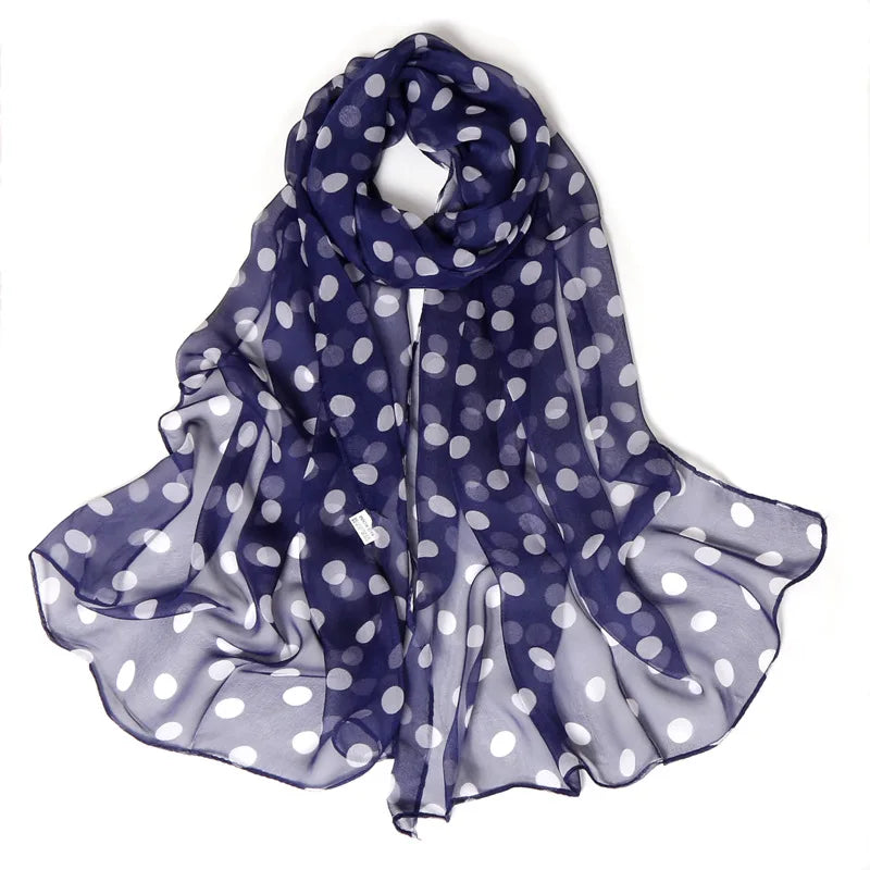 Women Silk Floral Scarf Long Sunscreen Beach Wrap - Smarsty
