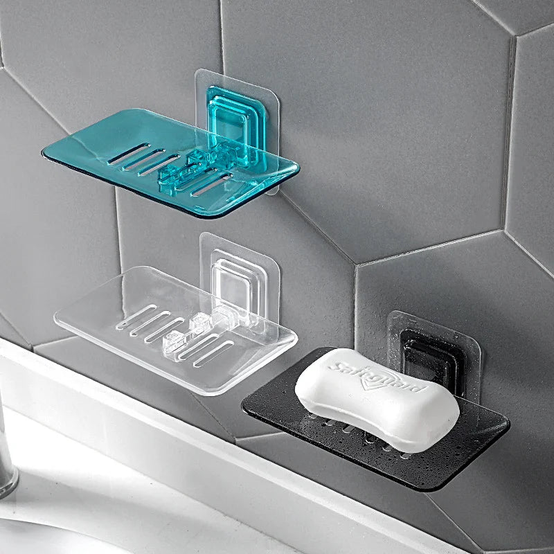 No Drilling Wall Mounted Soap Rack with Double Layer Design - Smarsty