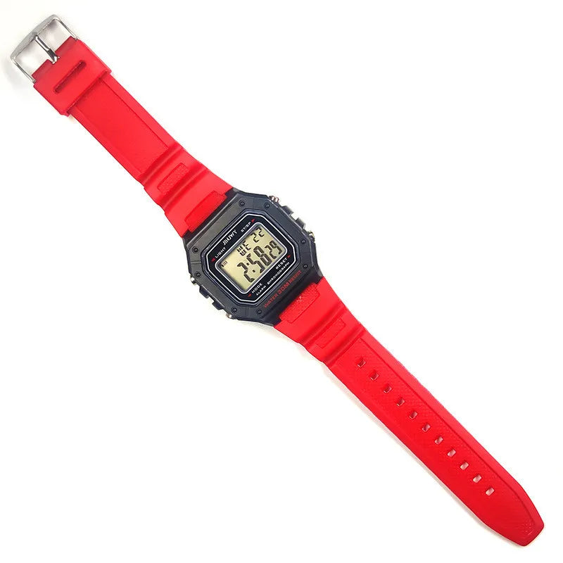 Luxury Waterproof Digital Men's Wristwatch with Square Dial - Smarsty