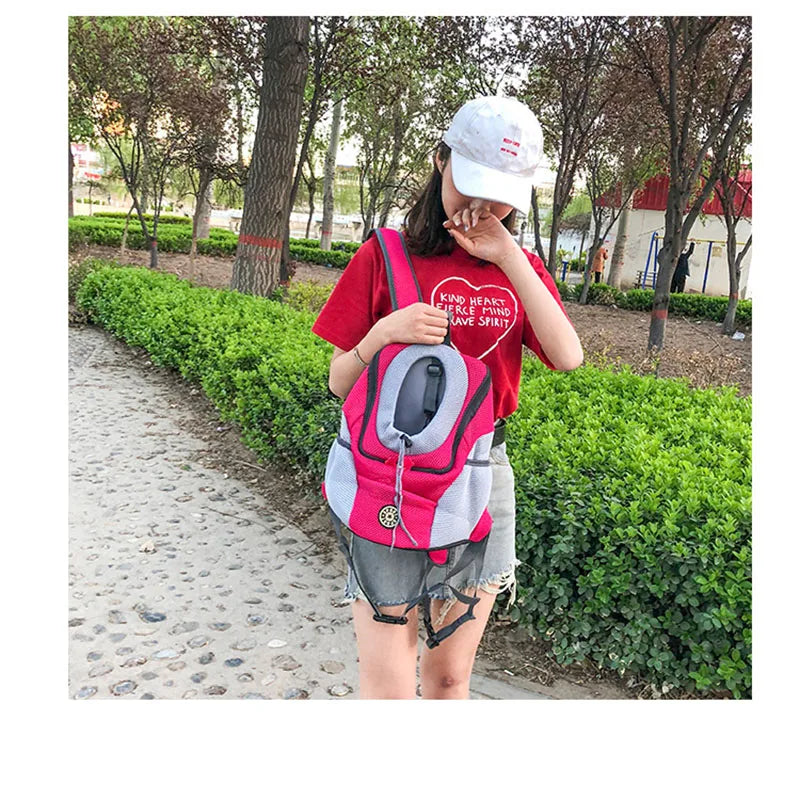 Portable Dog Carrier Backpack for Travel and Comfort - Smarsty