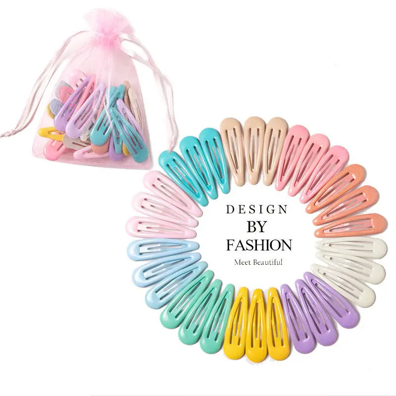 Colorful Waterdrop Shape Hairpins for Girls - Smarsty