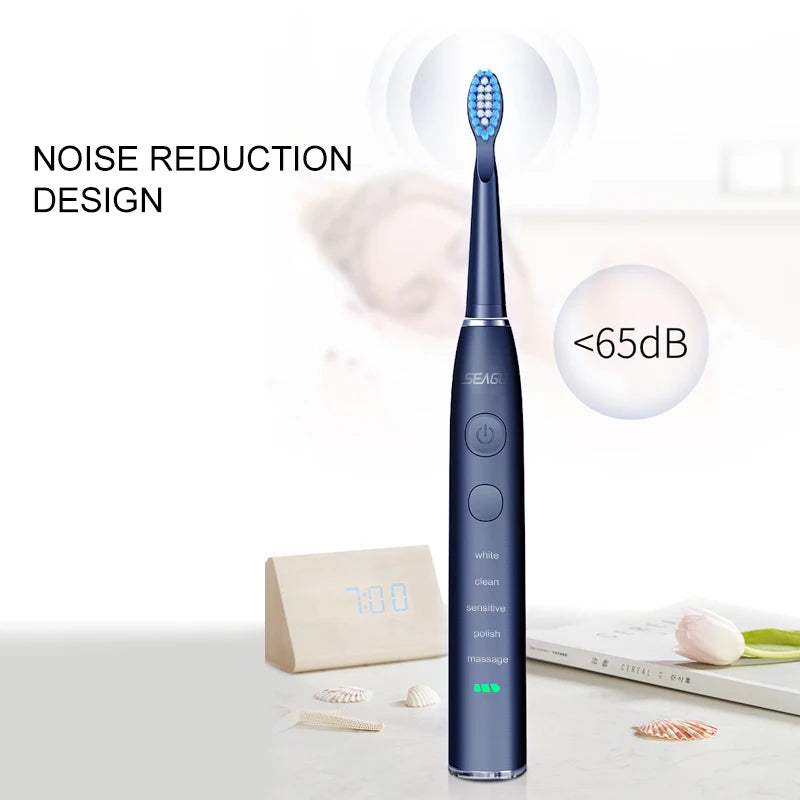 Seago Electric Sonic Toothbrush with Long Battery Life - Smarsty
