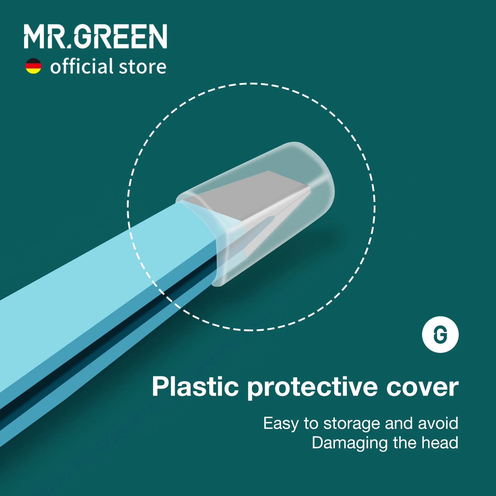 MR Green Stainless Steel Eyebrow Tweezers for Precision Hair Removal - Smarsty