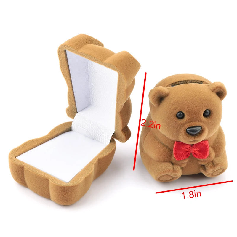 Lovely Velvet Jewelry Box for Rings and Earrings Display - Smarsty