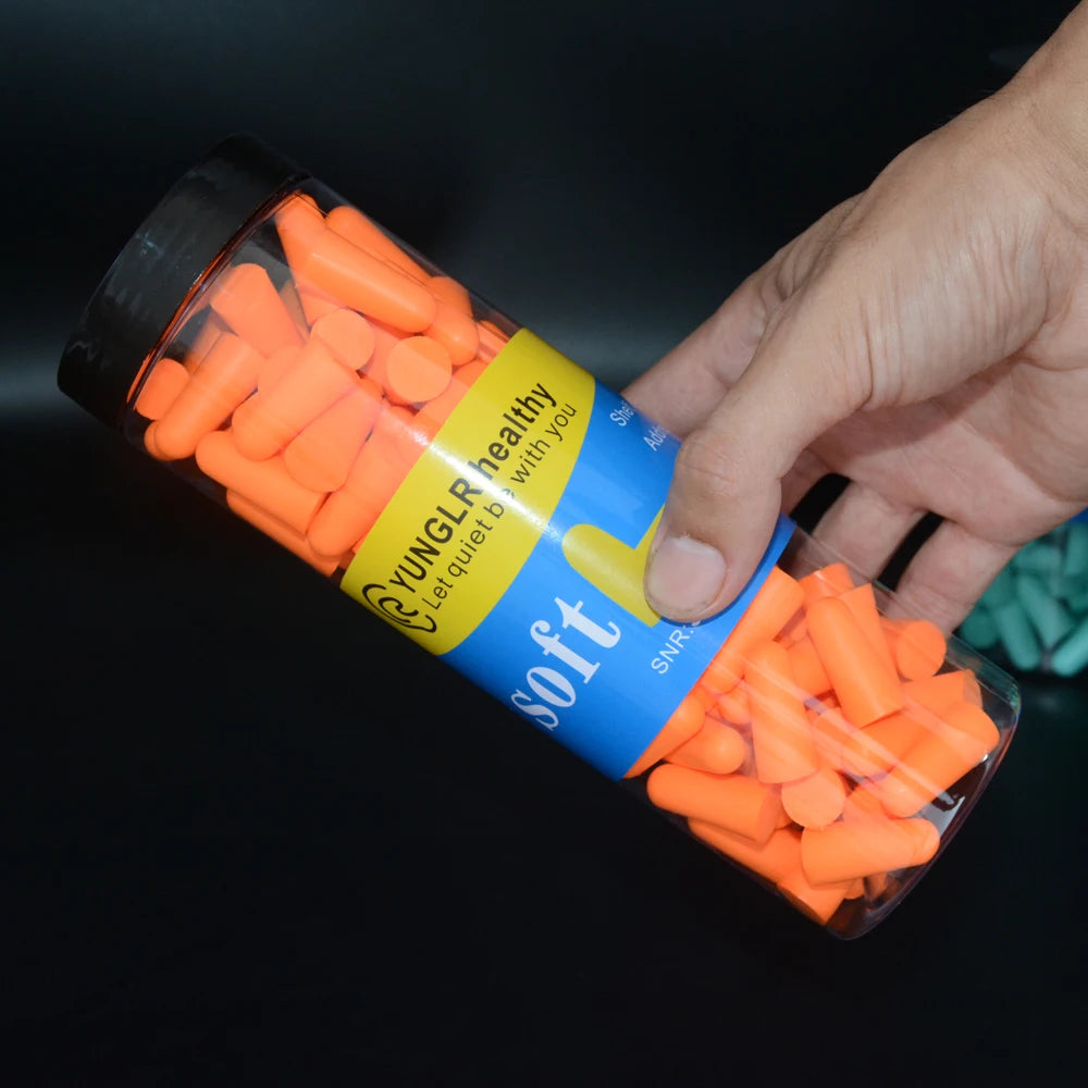 Ear Plugs Earplugs Noise Reduction Ear Plug Foam Oordopjes Slapen Sleep Anti Noise Reduction Music Cancelling Insulation Earplug - Smarsty