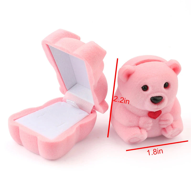 Lovely Velvet Jewelry Box for Rings and Earrings Display - Smarsty