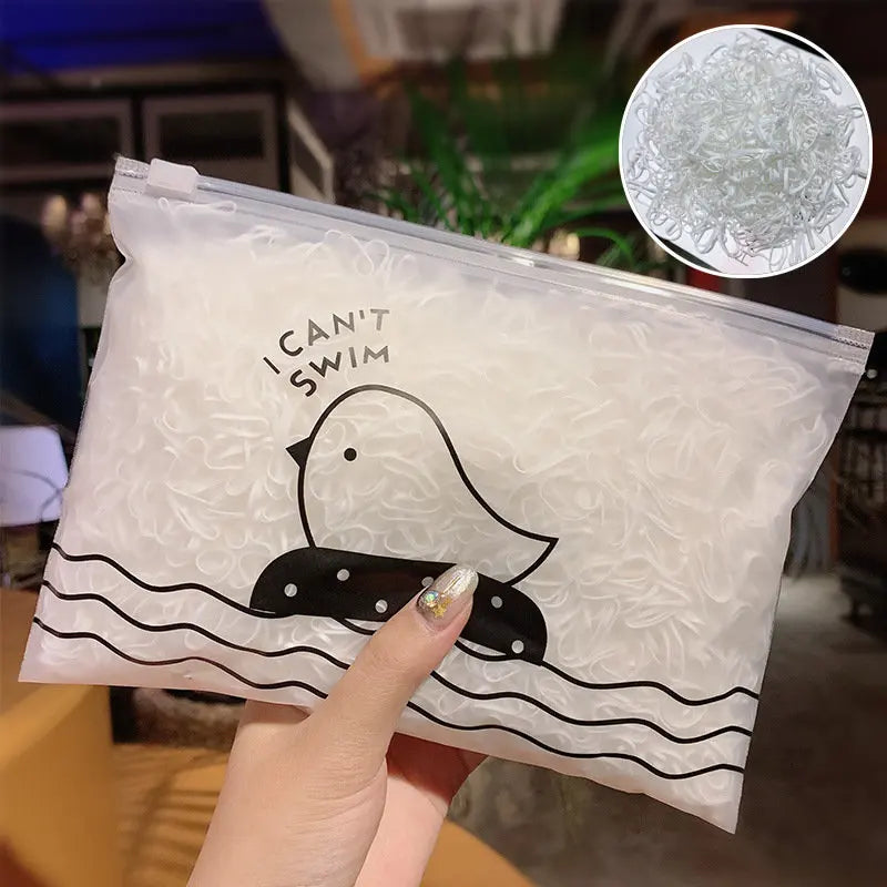 1000 Pack Girls Colorful Small Elastic Hair Bands Disposable - Smarsty