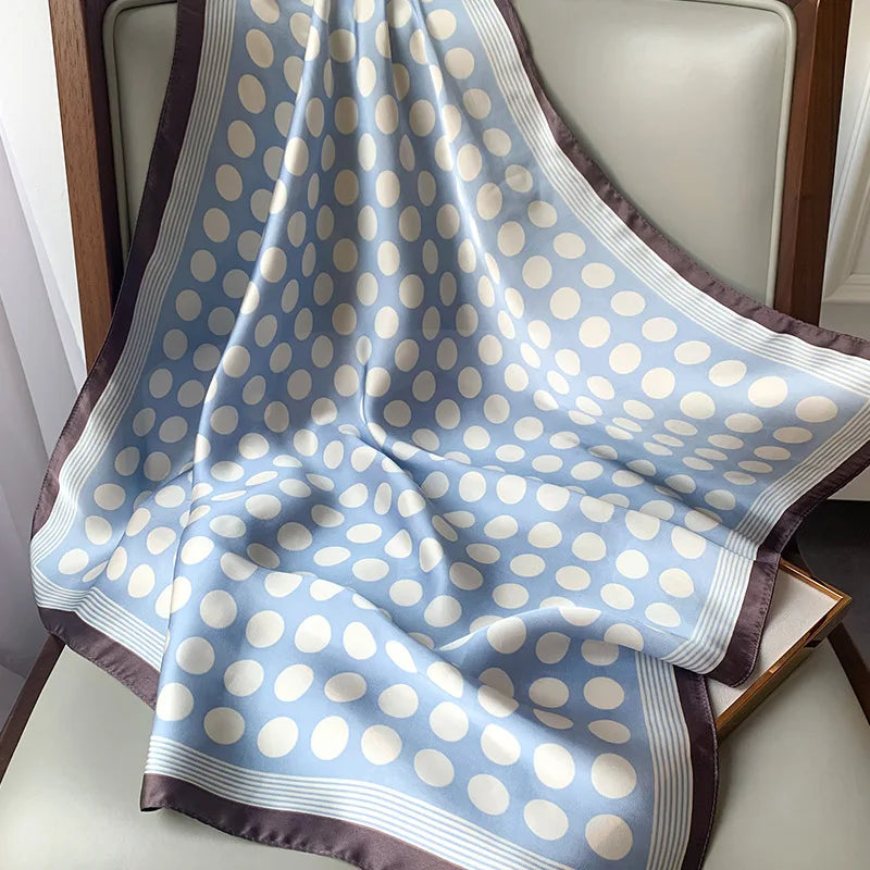 Luxury Silk Satin Scarves for Women Sun Protection - Smarsty