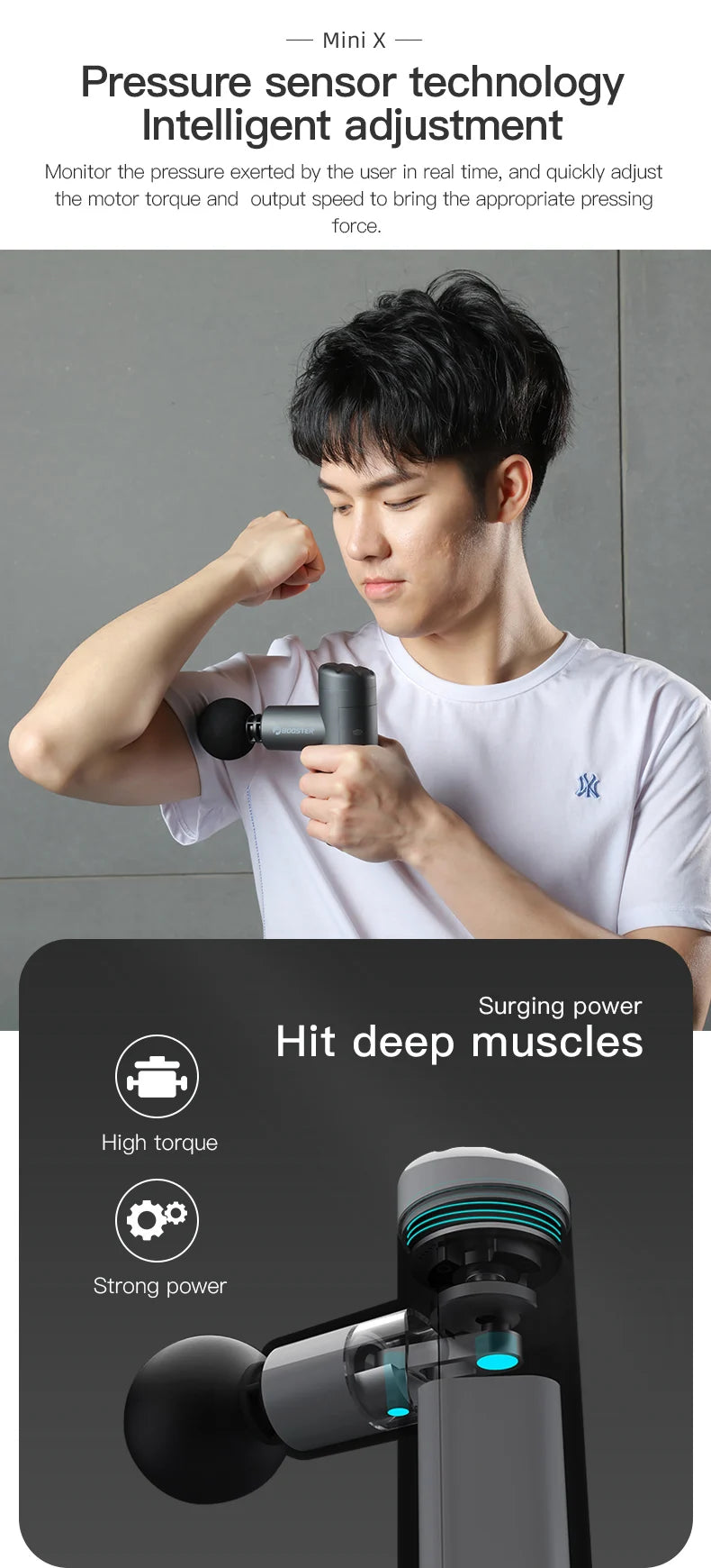 Booster Mini X Massage Gun for Deep Tissue Relief - Smarsty