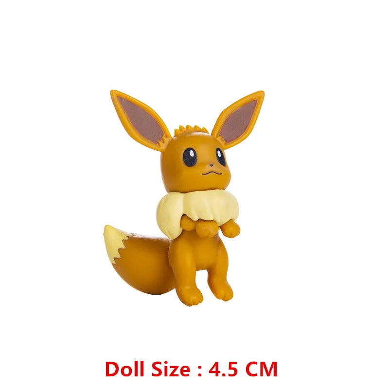 Pokemon 4-13Cm New Cartoons Movie Anime Figure Pikachu Mewtwo Charmander Blastoise Gurado Pet Action Model Toy Gifts by Smarsty