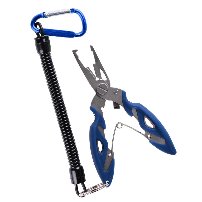 Multifunction Fishing Pliers Tools Accessories for Goods Winter Tackle Pliers Vise Knitting Flies Scissors Braid Set Fish Tongs - Smarsty
