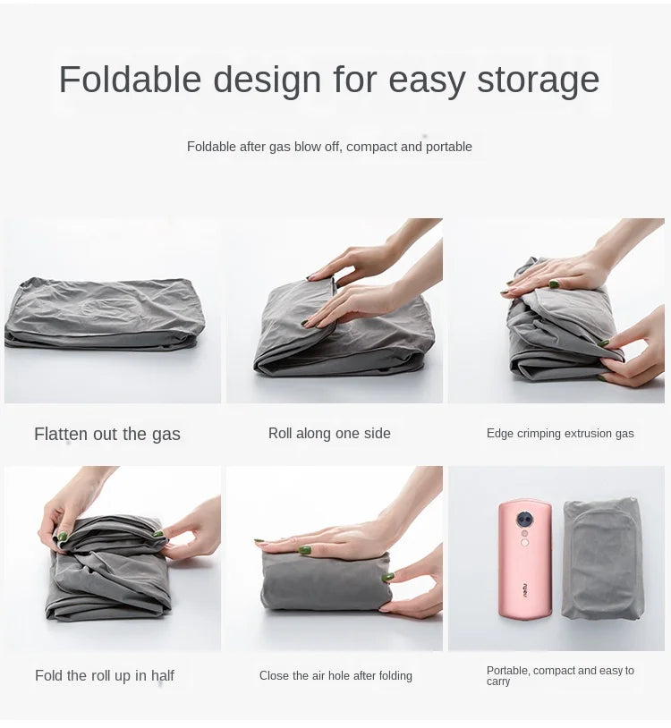 Portable Inflatable Travel Pillow for Ultimate Neck Support - Smarsty