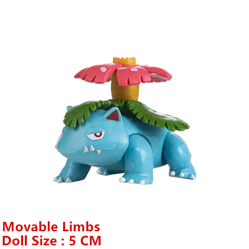 Pokemon 4-13Cm New Cartoons Movie Anime Figure Pikachu Mewtwo Charmander Blastoise Gurado Pet Action Model Toy Gifts by Smarsty