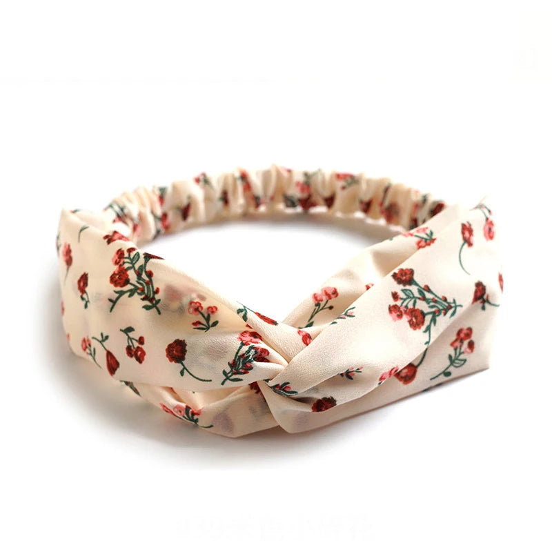 Bohemian Print Cashmere Headbands For Women Vintage Comfort - Smarsty