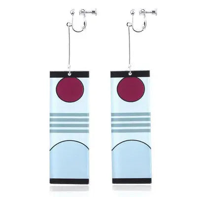 Acrylic Tanjiro Earrings for Women Anime Cosplay Jewelry - Smarsty