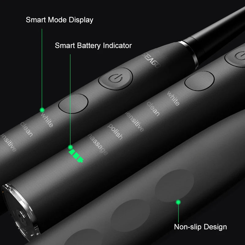 Seago Electric Sonic Toothbrush with Long Battery Life - Smarsty