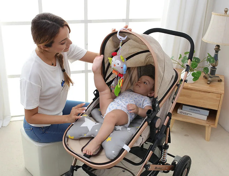 Newborn Baby Plush Stroller Toys Baby Rattles Mobiles Cartoon Animal Hanging Bell Educational Baby Toys 0-12 Months Speelgoed by Smarsty