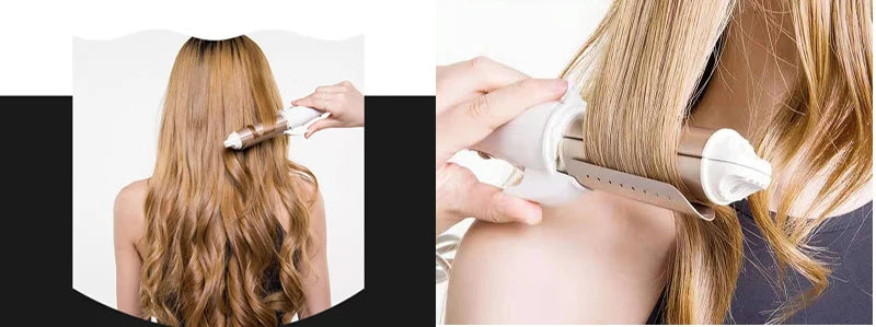 Professional Temperature Setting Electric Hair Curler Wand - Smarsty