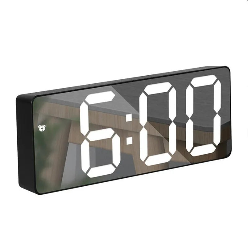 Acrylic Digital Alarm Clock with Voice Control Feature - Smarsty