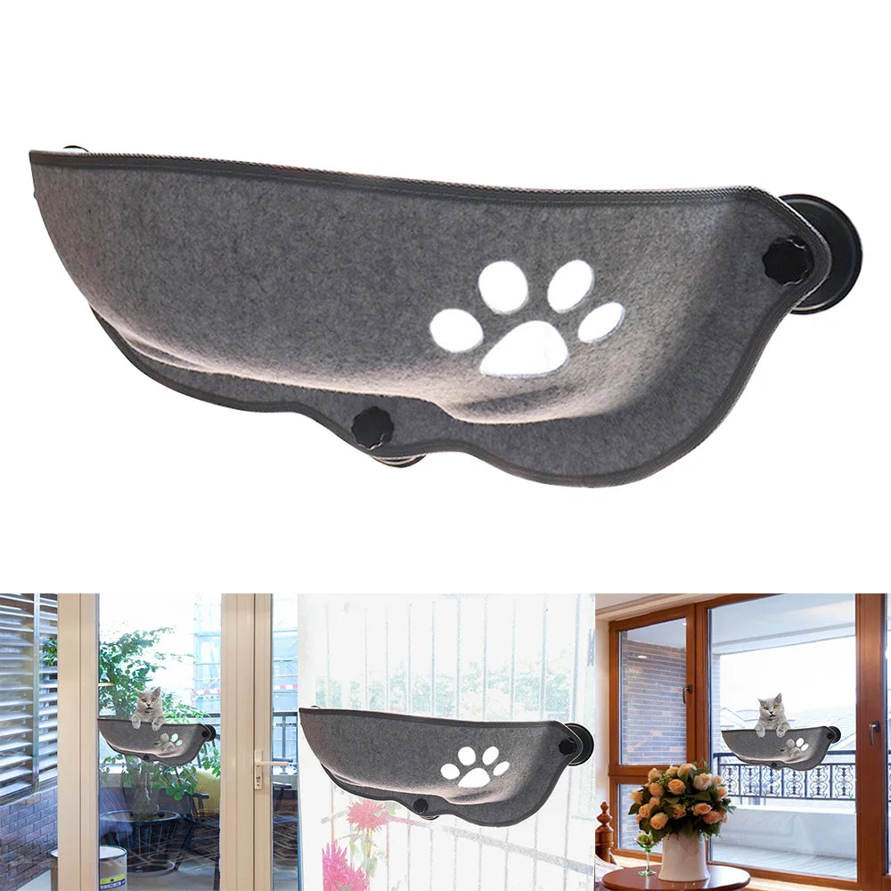 Cat Window Hammock With Strong Suction Cups For Cozy Cat Naps - Smarsty