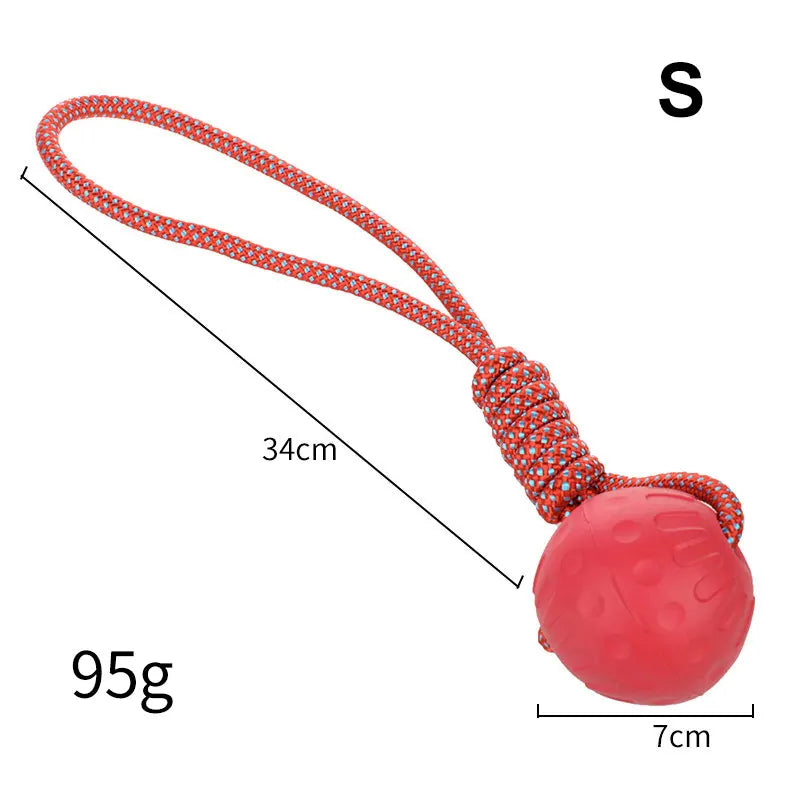 Hoopet Bite-Resistant Rubber Dog Ball Toy - Smarsty