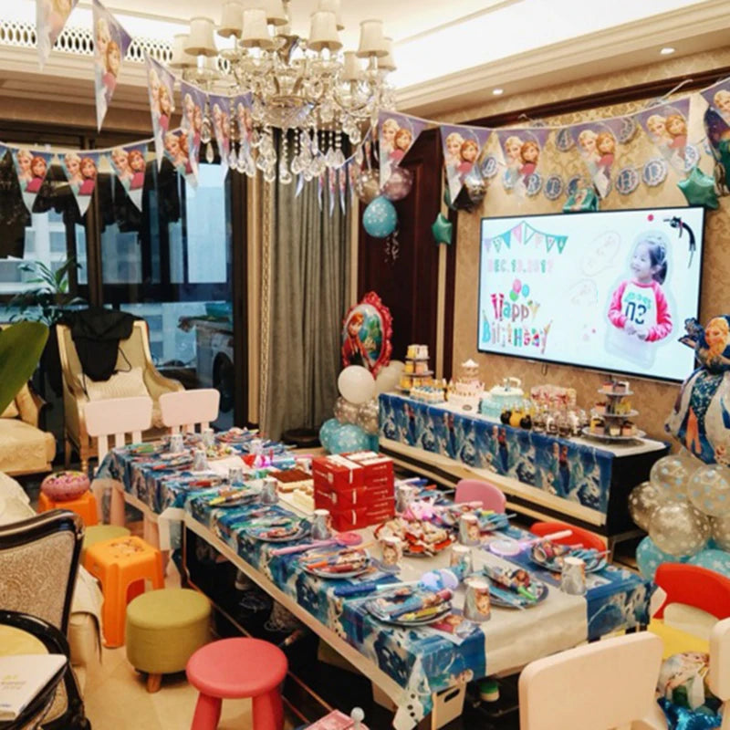 Frozen Princess Birthday Party Tableware Set - Smarsty