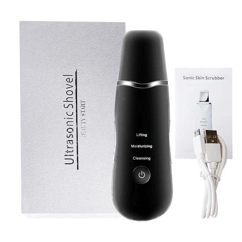 Ultrasonic Skin Scrubber for Deep Cleansing and Rejuvenation - Smarsty