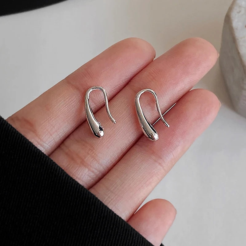 925 Sterling Silver Water Drop Earrings Elegant Gift - Smarsty