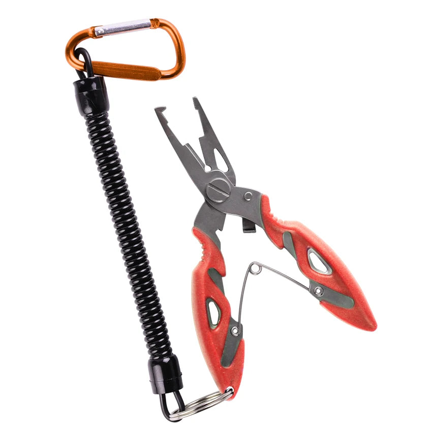 Multifunction Fishing Pliers Tools Accessories for Goods Winter Tackle Pliers Vise Knitting Flies Scissors Braid Set Fish Tongs - Smarsty