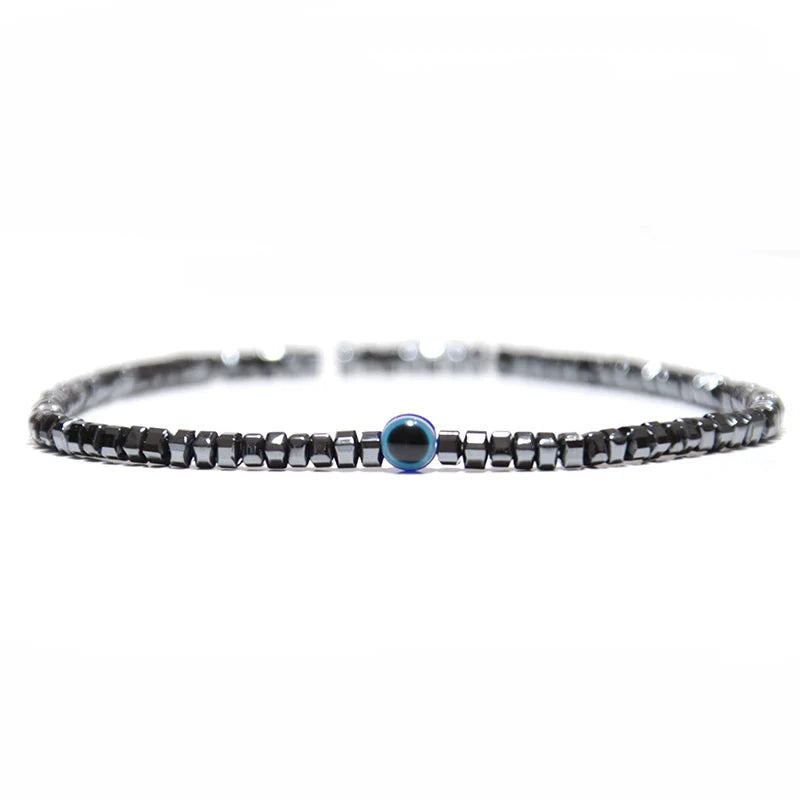 Minimalist Evil Eye Bracelet for Men and Women - Smarsty