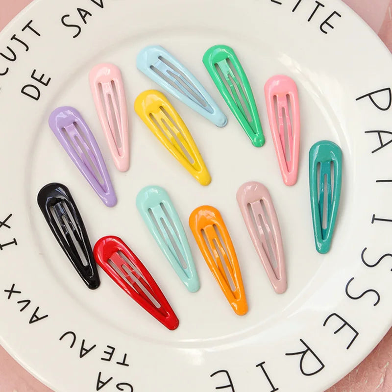 Colorful Waterdrop Shape Hairpins for Girls - Smarsty