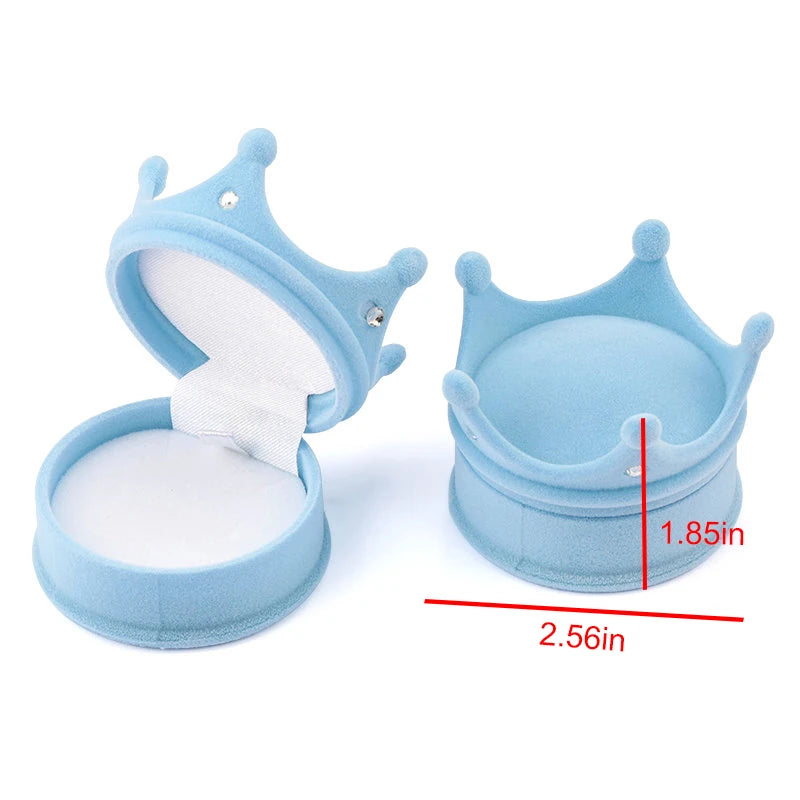 Lovely Velvet Jewelry Box for Rings and Earrings Display - Smarsty