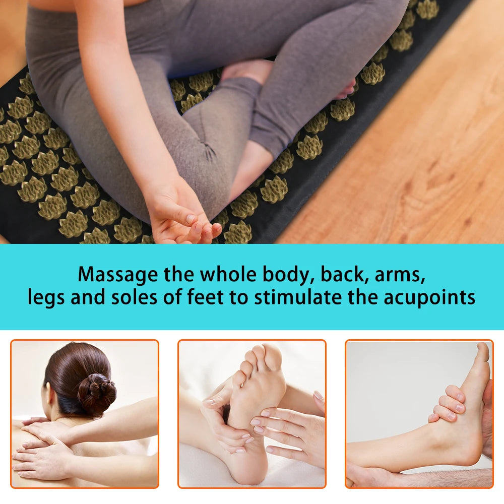 Pranamat Eco Acupuncture Massage Cushion for Relaxation - Smarsty